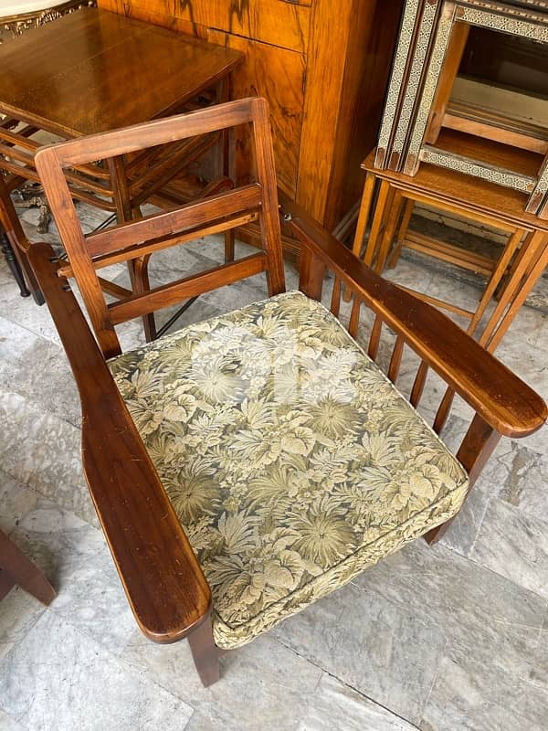 Antique Morris Set Of Three Armchairsطقم شاز موريس 4