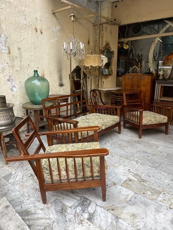 Antique Morris Set Of Three Armchairsطقم شاز موريس 7