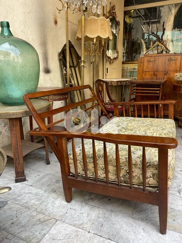 Antique Morris Set Of Three Armchairsطقم شاز موريس 10