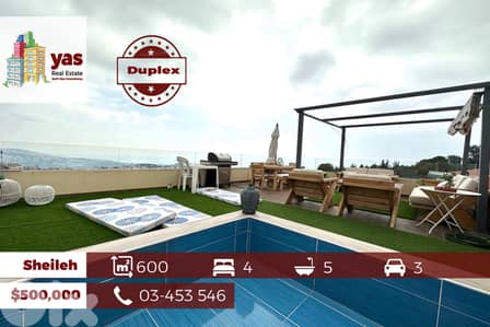 Sheileh 600m2 | 80m2 Tearrce | Upgraded Duplex | Panoramic View |