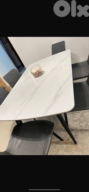 Dining table 6 chairs