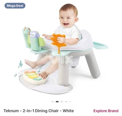 never used  2 in 1 dining chair