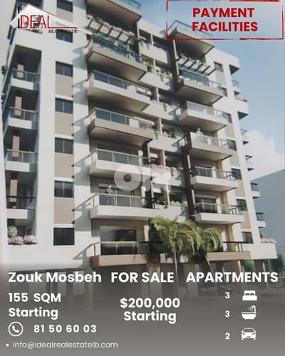 Apartments for sale in Zouk Mosbeh شقق للبيع في زوق مصبح