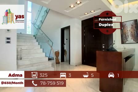 Adma 325m2 | Rent | Furnished Duplex | Panoramic View | IV