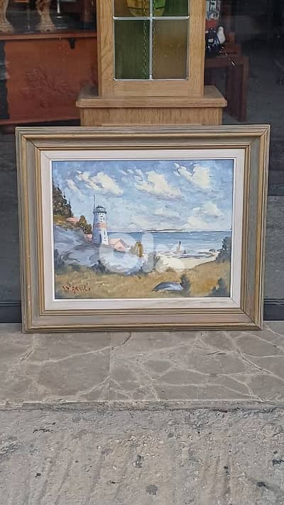 لوحة رسم زيتي اوروبية