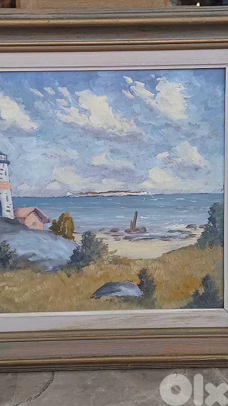 لوحة رسم زيتي اوروبية 7