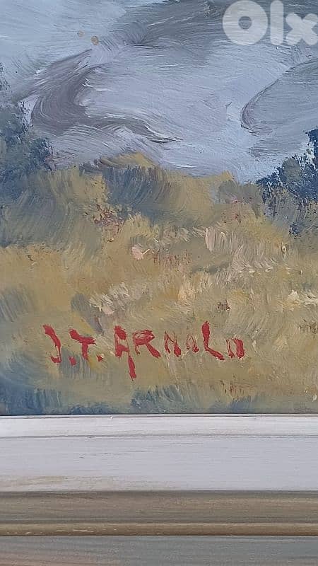 لوحة رسم زيتي اوروبية 8