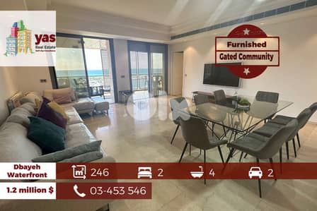Dbayeh/Waterfront 246m2 | Furnished | Gated Community | Luxury | MJ