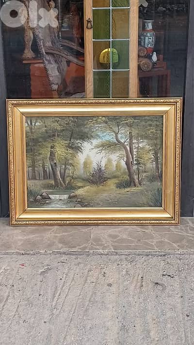 لوحة رسم زيتي اوروبية