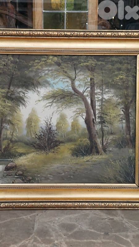 لوحة رسم زيتي اوروبية 6