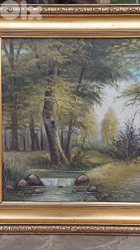 لوحة رسم زيتي اوروبية 7