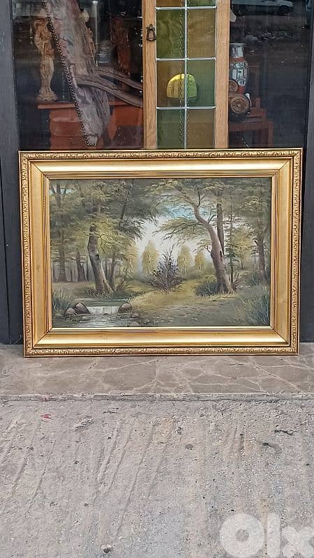 لوحة رسم زيتي اوروبية 8