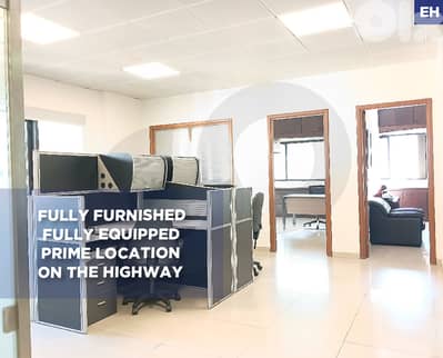 furnished office for rent - Mirna al chalouhi highway REF#EH130248