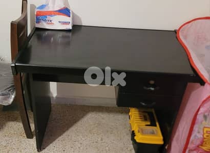black desk
