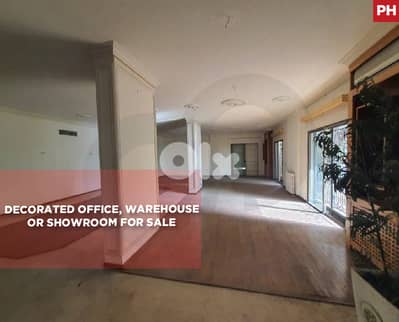 Decorated office, warehouse or showroom in Mansourieh REF#PH130340