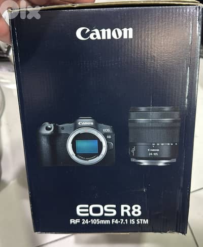 Canon Camera EOS R8 RF 24-105mm F4-7.1 IS STM Kit