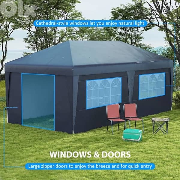 Pop-Up Tent with Sidewalls 2