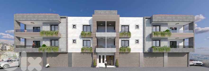 Zahle Dhour prime commercial Shop 3 facades 240 sqm for Sale#6830