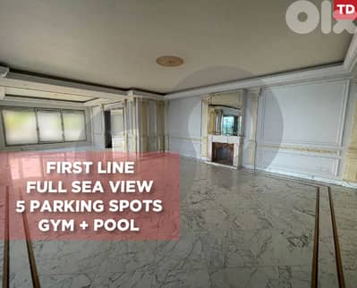 First Line, Sea View, Luxurious,Beirut - Ain Al Mraiseh  REF#TD130343
