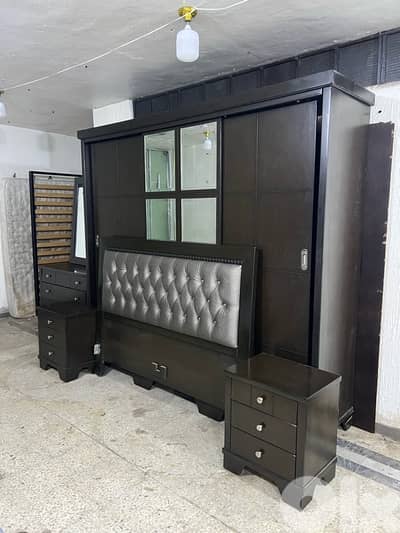 غرفة نوم خشب لاتي قشرة زان بعدا شبه جديد للتواصل 81535058