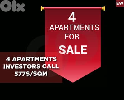 Apartments- prime location,  needs renovation_Zouk Mikael REF#EW130357