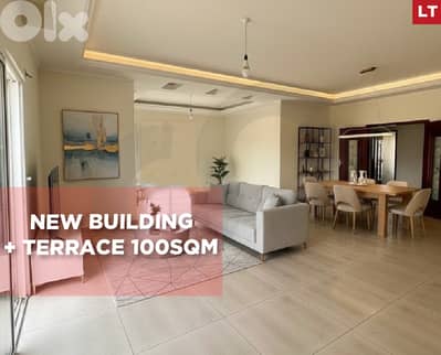 New building, terrace, metn, sin el fil/سن الفيل REF#LT130359