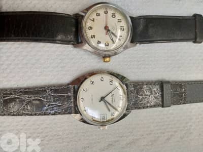 2 rare Vintage Swiss watches manual movement for 40$