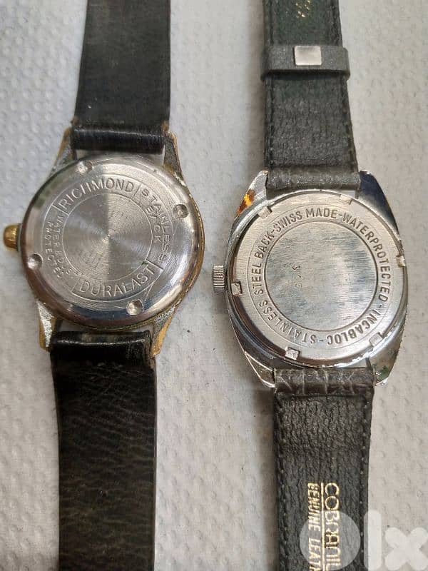 2 rare Vintage Swiss watches manual movement for 40$ 2