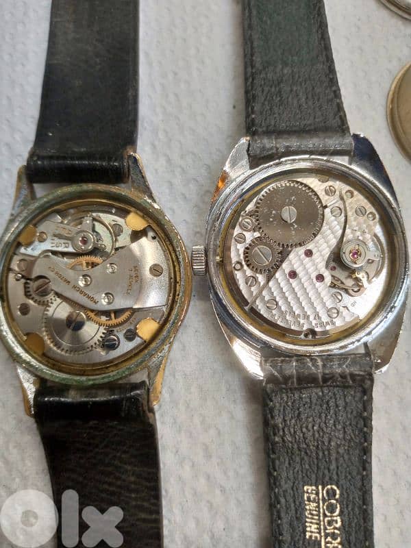 2 rare Vintage Swiss watches manual movement for 40$ 5