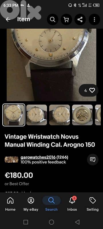 2 rare Vintage Swiss watches manual movement for 40$ 7
