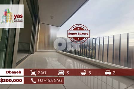 Dbayeh 240m2 | Upgraded Duplex | Sea View | Prime Area | OH