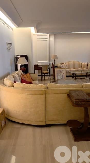 FURNISHED APT IN CARRE D'OR , ACHRAFIEH (270SQ) 3 BEDS , (ACR-1021)