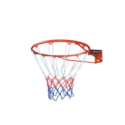 Steel Basketball Ring with Pole 45 cm Diameter - حلقة سلة حديدية