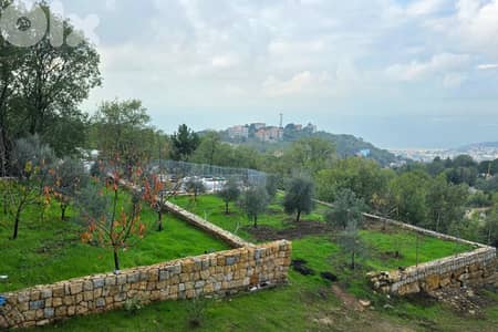 Super Deluxe Apartment + Gardens ForSale In Bekfaya شقة للبيع في بكفيا