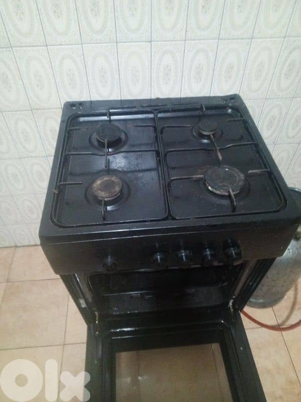 OVEN AND GAS STOVE FOUR FACE WITH CYLINDER DISCOUNT PRICE 70$ 1