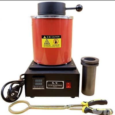 metal gold and silver furnace فرن تذويب الذهب والفضة