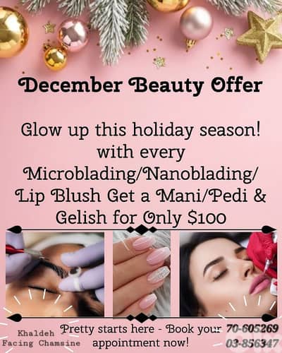 nanoblading/Microblading/lip blush/manicure/pedicure