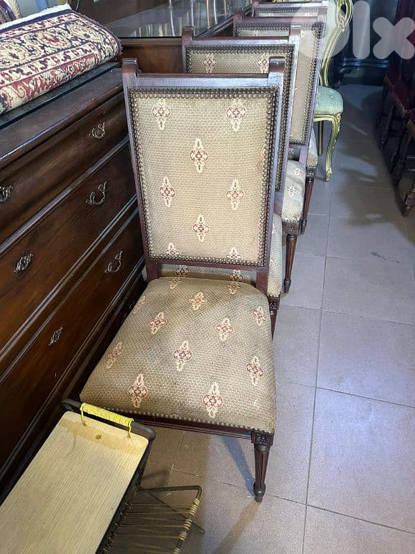 كراسي سفرة خشب زان عدد 8 كتير مرتبين 3