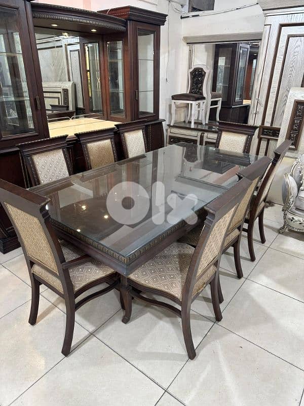 اوضة سفرة ملكية خشب زان ولاتي كلا ملبسة قشر 5