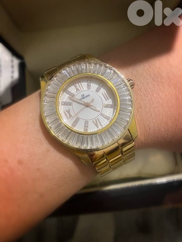 OLIVER ROSS GOLD WATCH WITH BOX 1