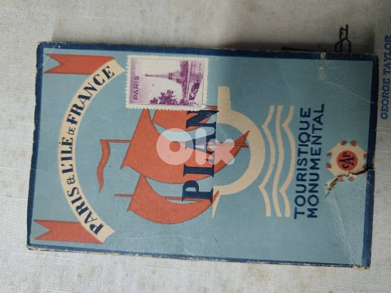 Paris & L'ile de France Plan Touristique Monumental 1