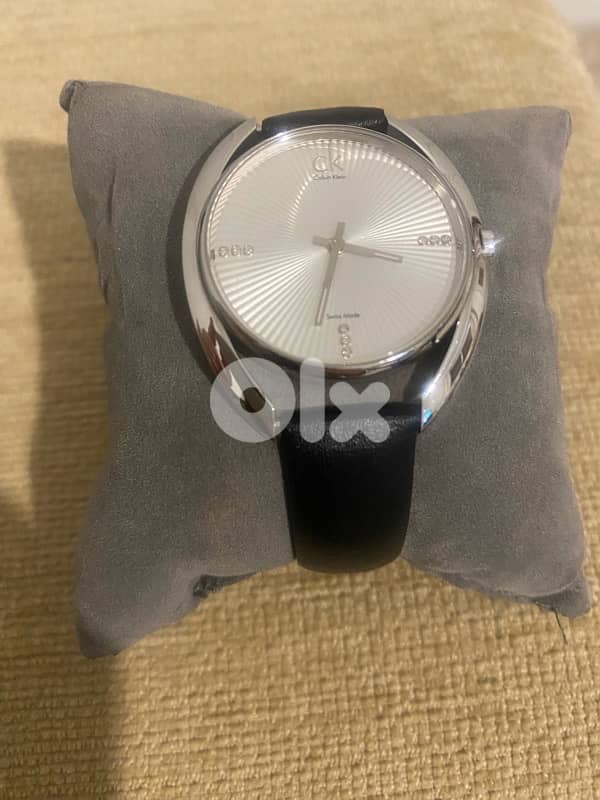 CK ORIGINAL WATCH BLACK LEATHER 1