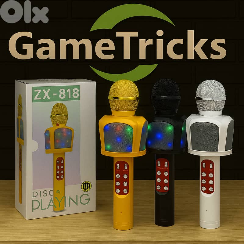 Kids singing fun with karaoke mic with speaker built-in 1