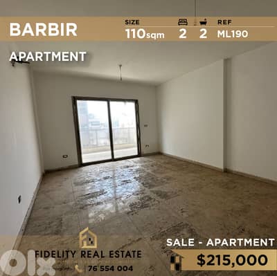 Apartment for sale in Barbir ML190 شقة للبيع في البربير