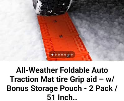 All-Weather Foldable Traction Mat Grip Aid
