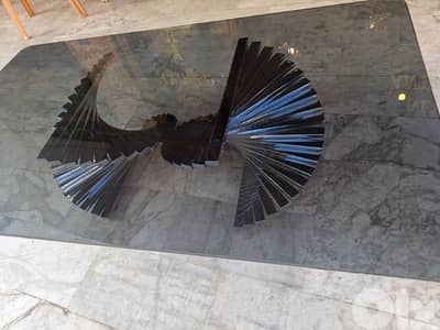 vintage coffee table chrome seventies original