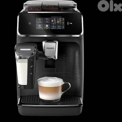Philips espresso latteGO series 2200 with milk tank.
