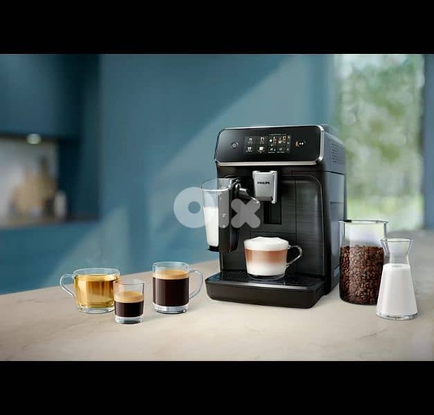 Philips espresso latteGO series 2200 with milk tank. 3