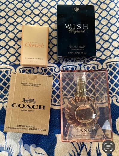 4 New Different perfumes