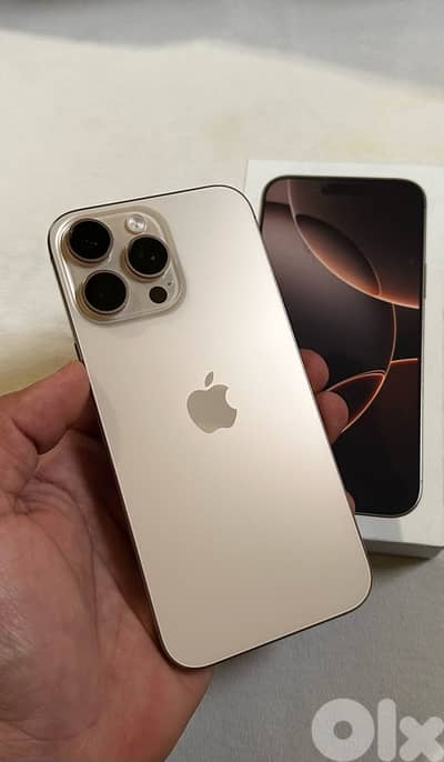 Iphone 16 Pro max 256GB Like new 0 scratch